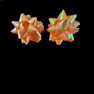 Beautiful Coral Bow Post Earrings.
Perfect for Holidays & Parties.NWOT